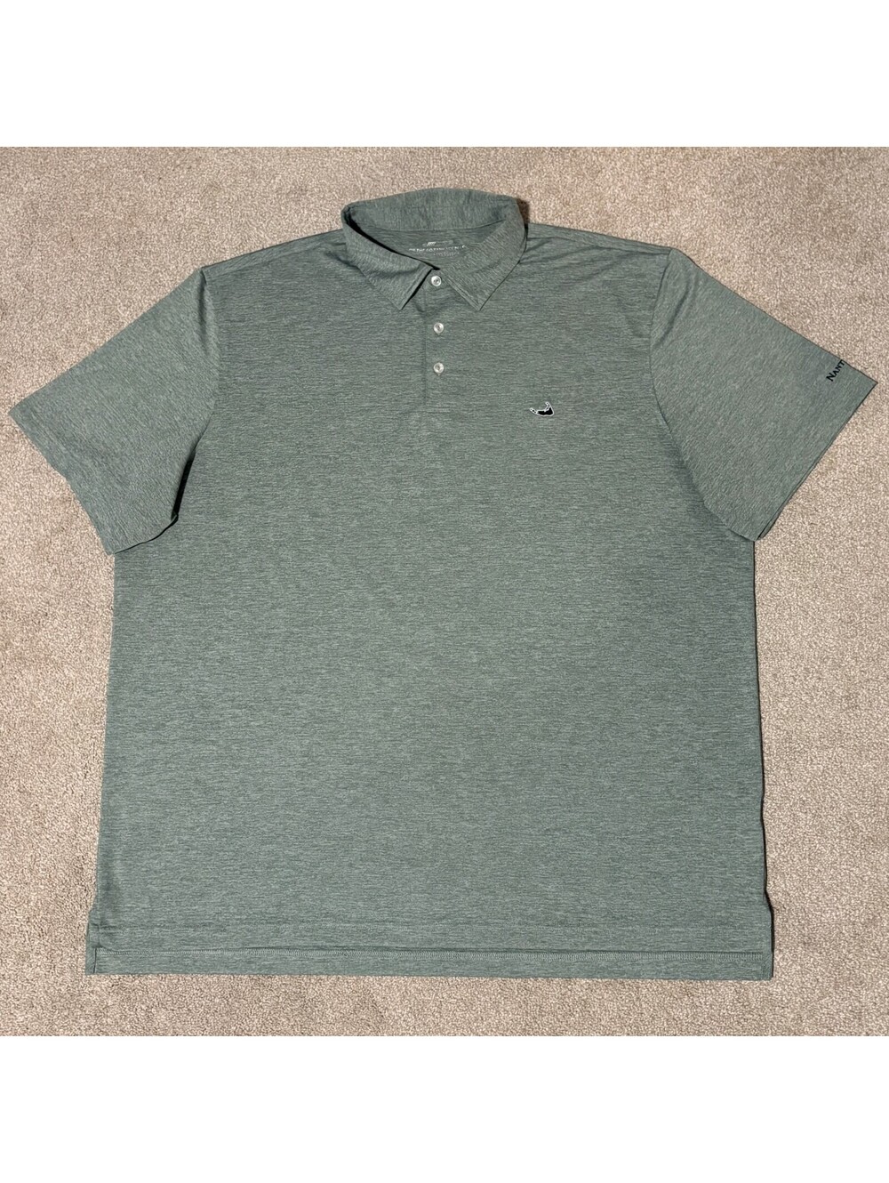 Vineyard Vines Mens XXL On The Go Sankaty Polo Shirt Green Golf Nantucket